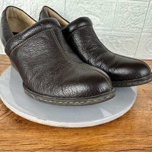 Born Womens Kinney Shooties Shoes Sz 10 M Brown Leather Western Slip On